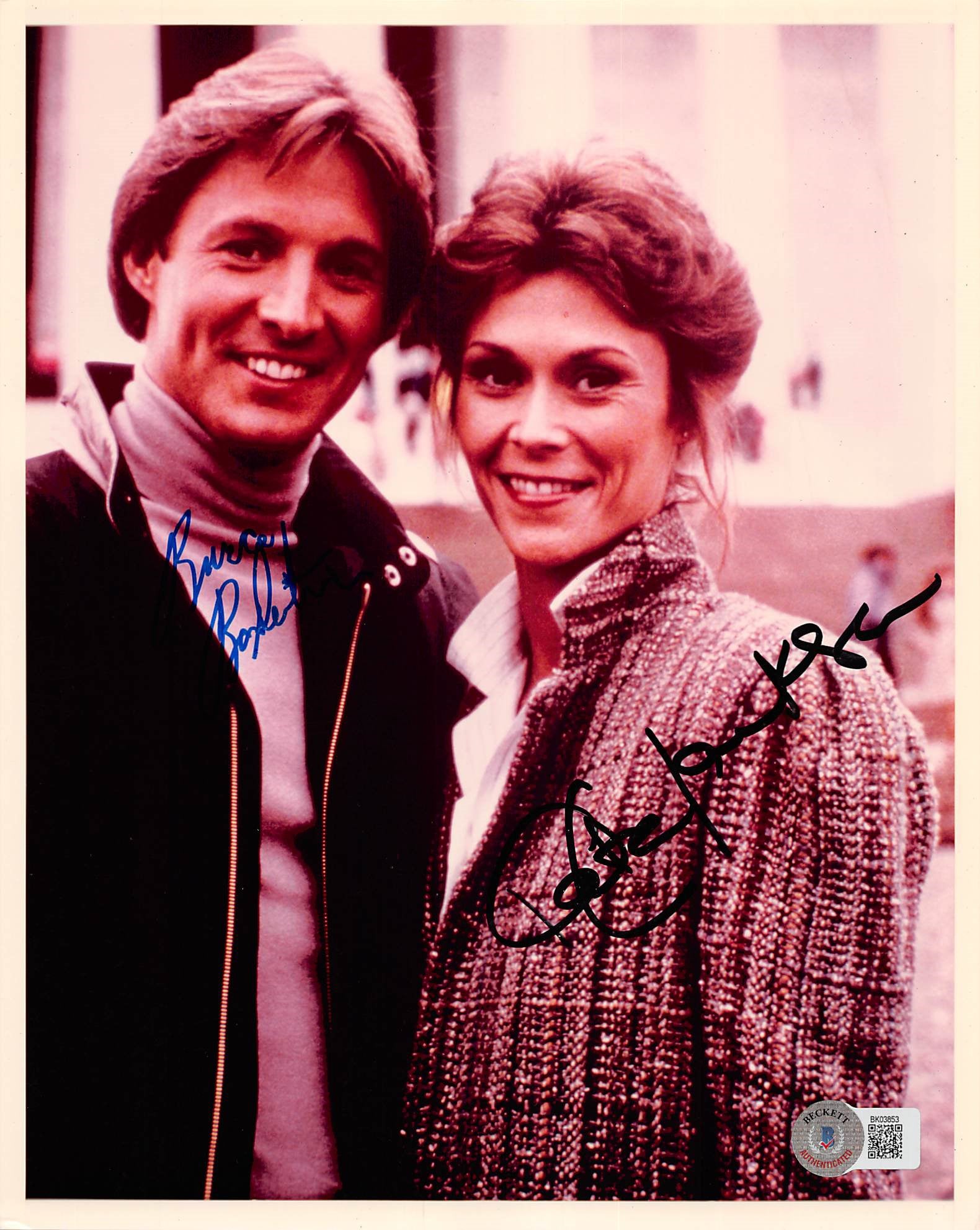 Bruce Boxleitner & Kate Jackson Authentic Signed 8x10 Photo BAS #BK03853