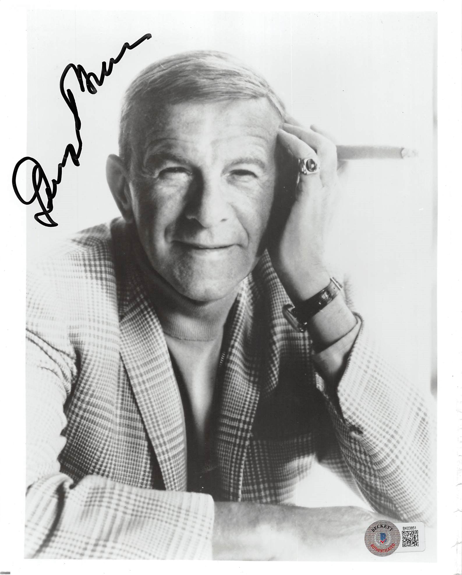 George Burns The Sunshine Boys Authentic Signed 8x10 Photo BAS #BK03851