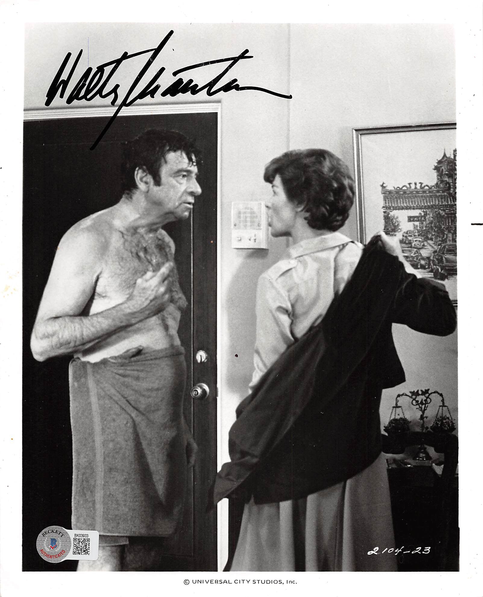 Walter Matthau House Calls Authentic Signed 8x10 Photo Autographed BAS #BK03933