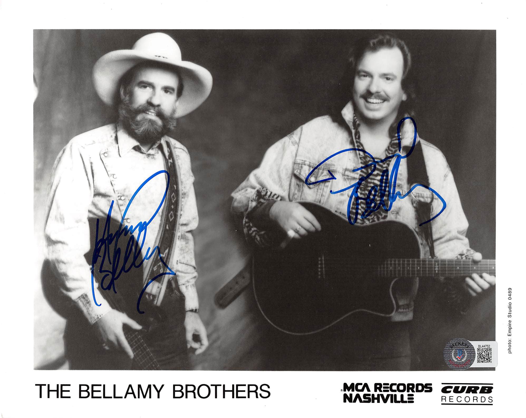 Howard & David Bellamy Brothers Authentic Signed 8x10 Photo BAS #BL44752