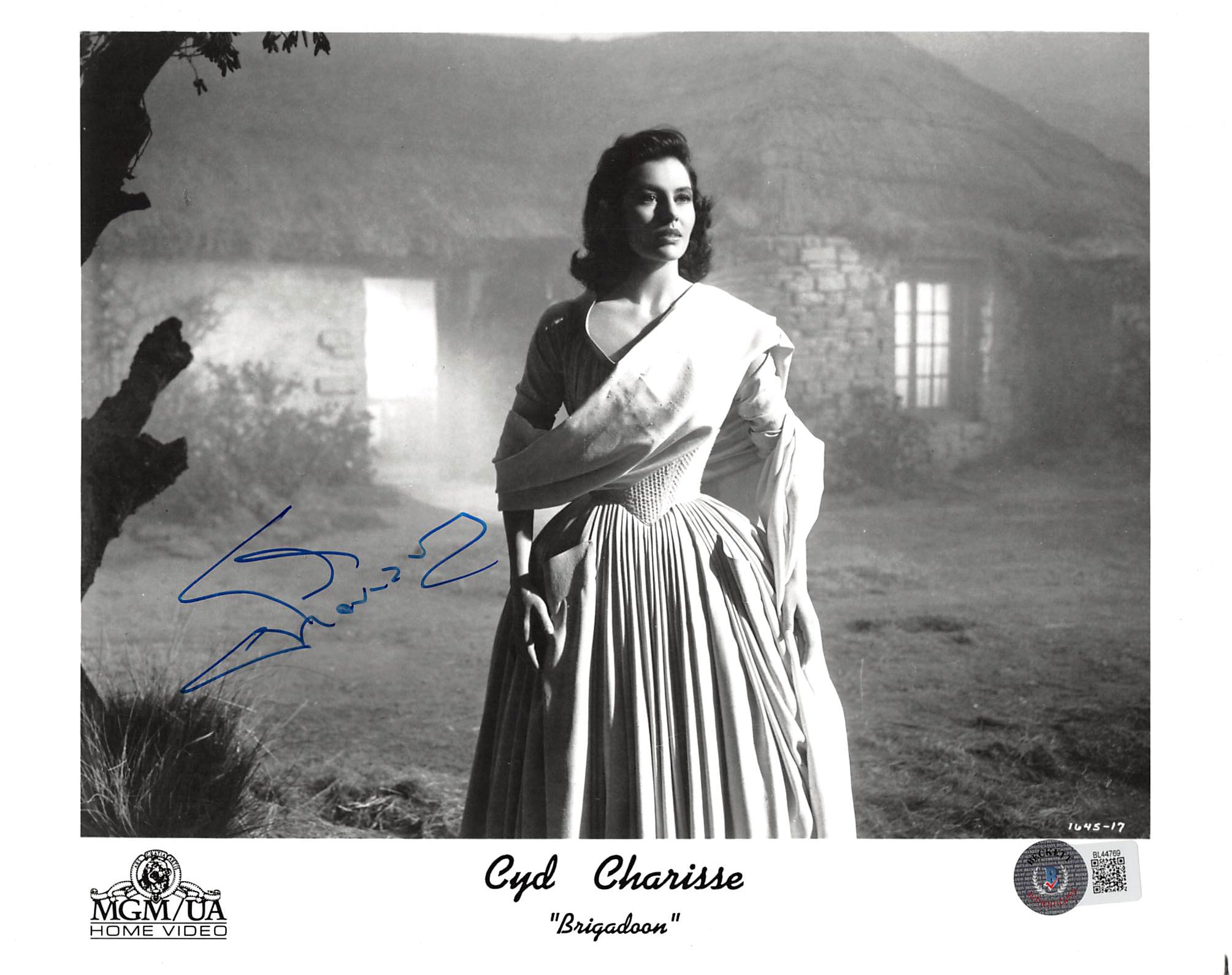 Cyd Charisse Brigadoon Authentic Signed 8x10 Photo Autographed BAS #BL44769