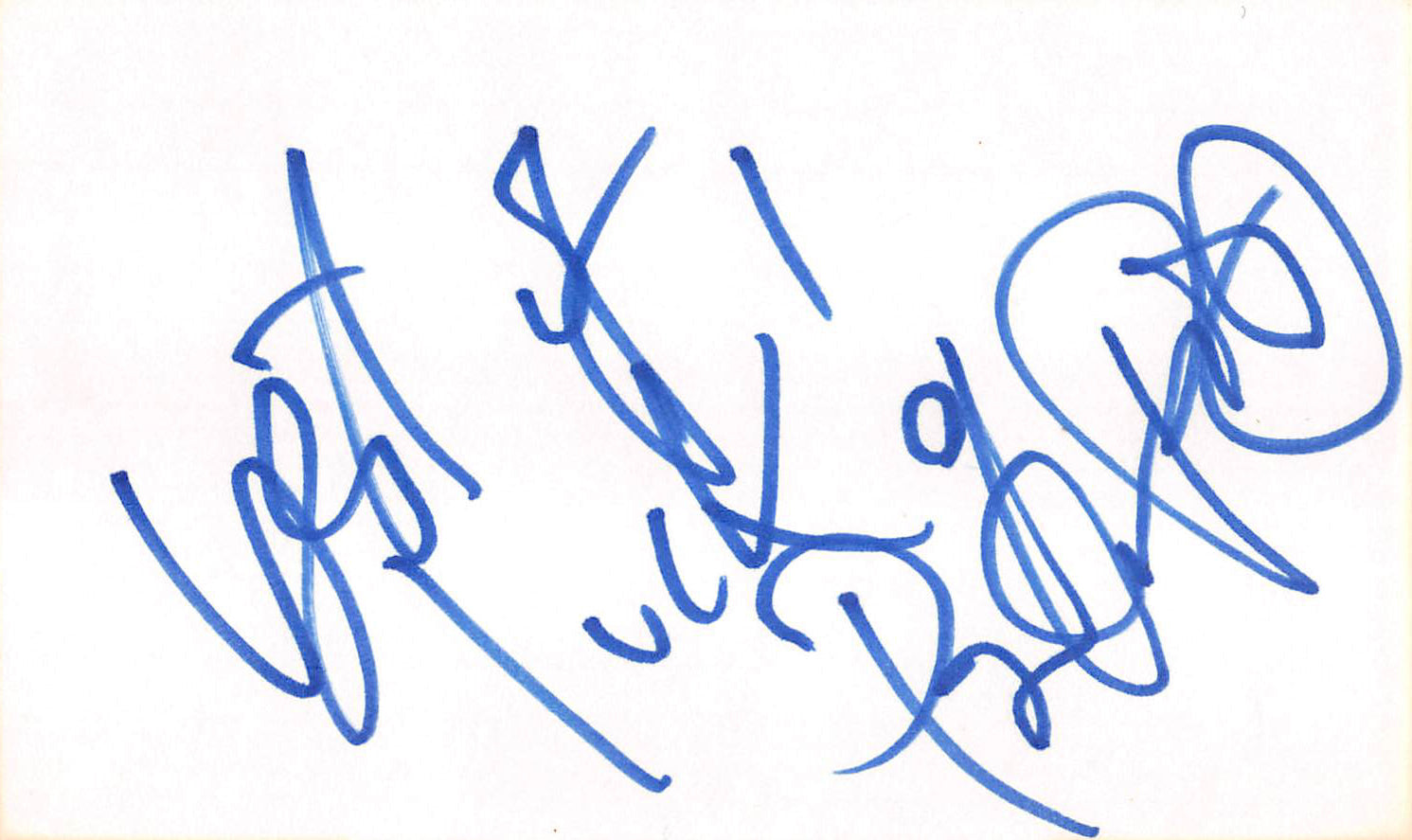 Parker Posey Superman Returns Authentic Signed 3x5 Index Card BAS #BL96223