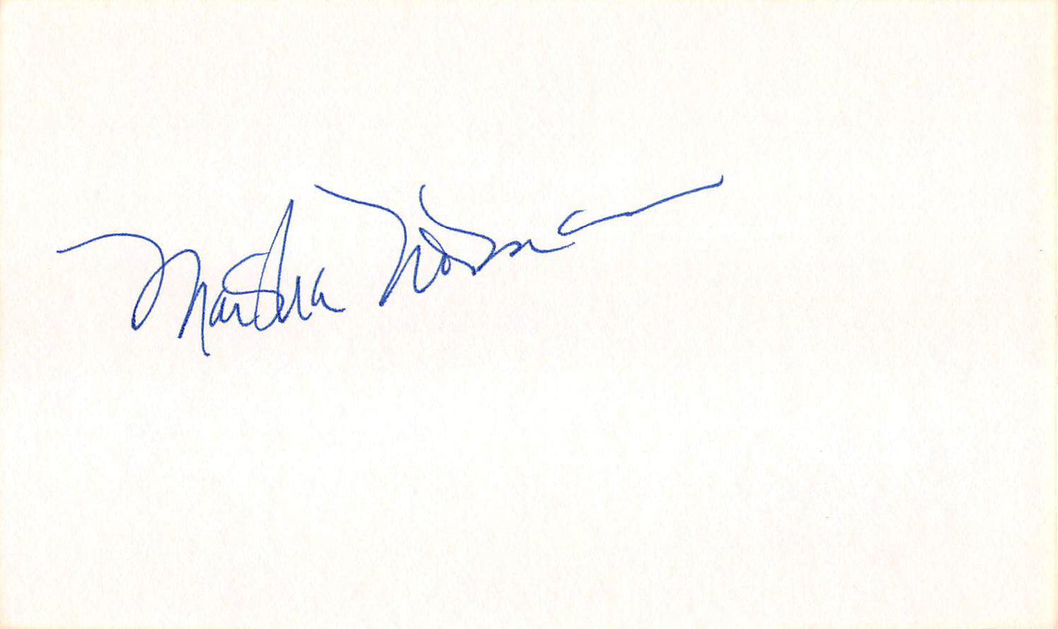 Marsha Norman The Secret Garden Authentic Signed 3x5 Index Card BAS #BL96249