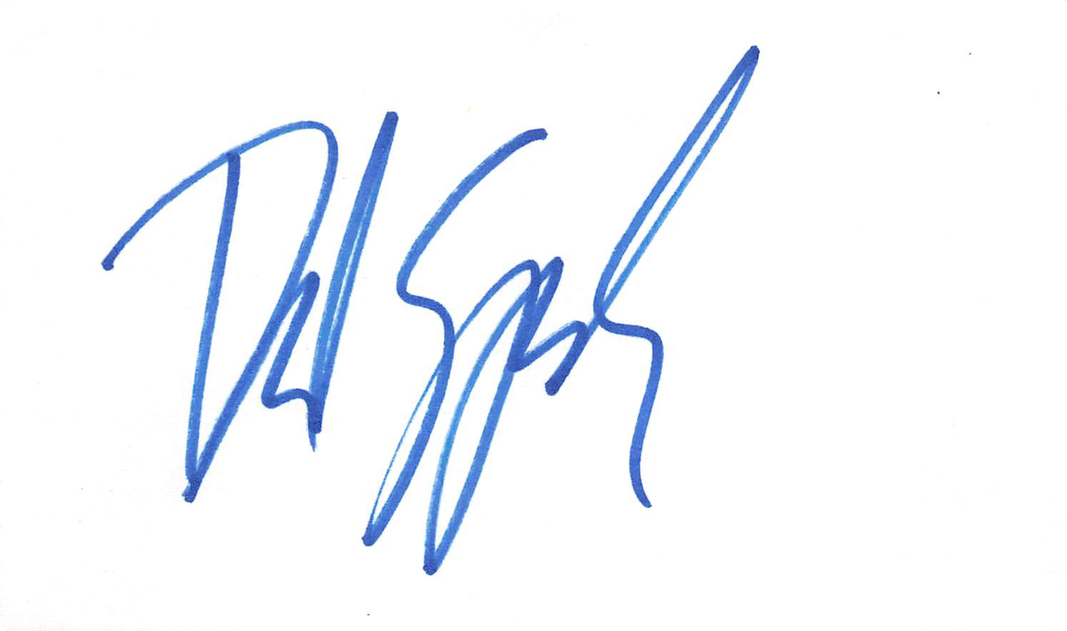 David Spade Joe Dirt Authentic Signed 3x5 Index Card Autographed BAS #BL96307
