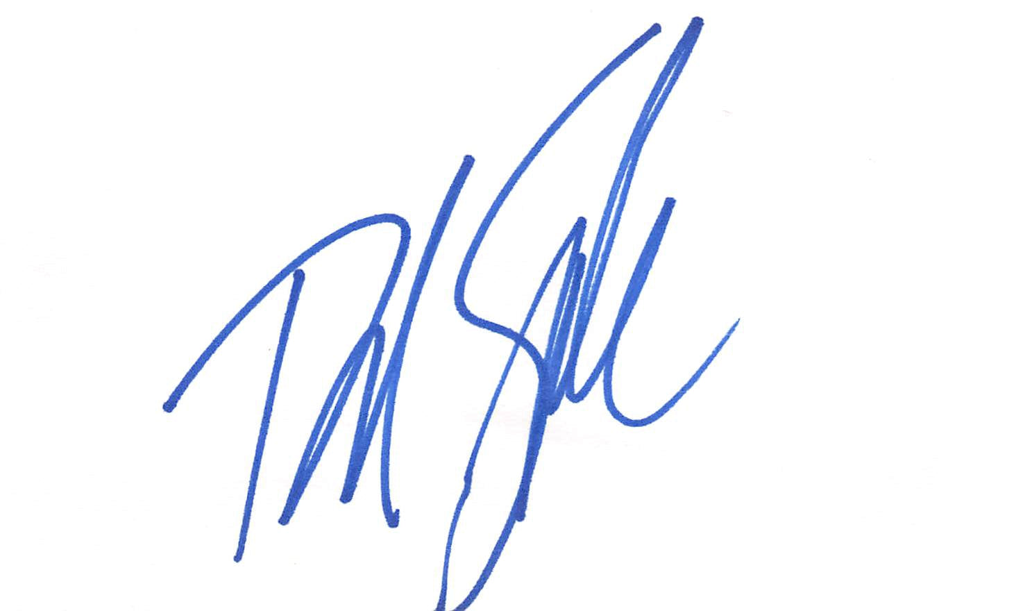 David Spade Joe Dirt Authentic Signed 3x5 Index Card Autographed BAS #BL96308