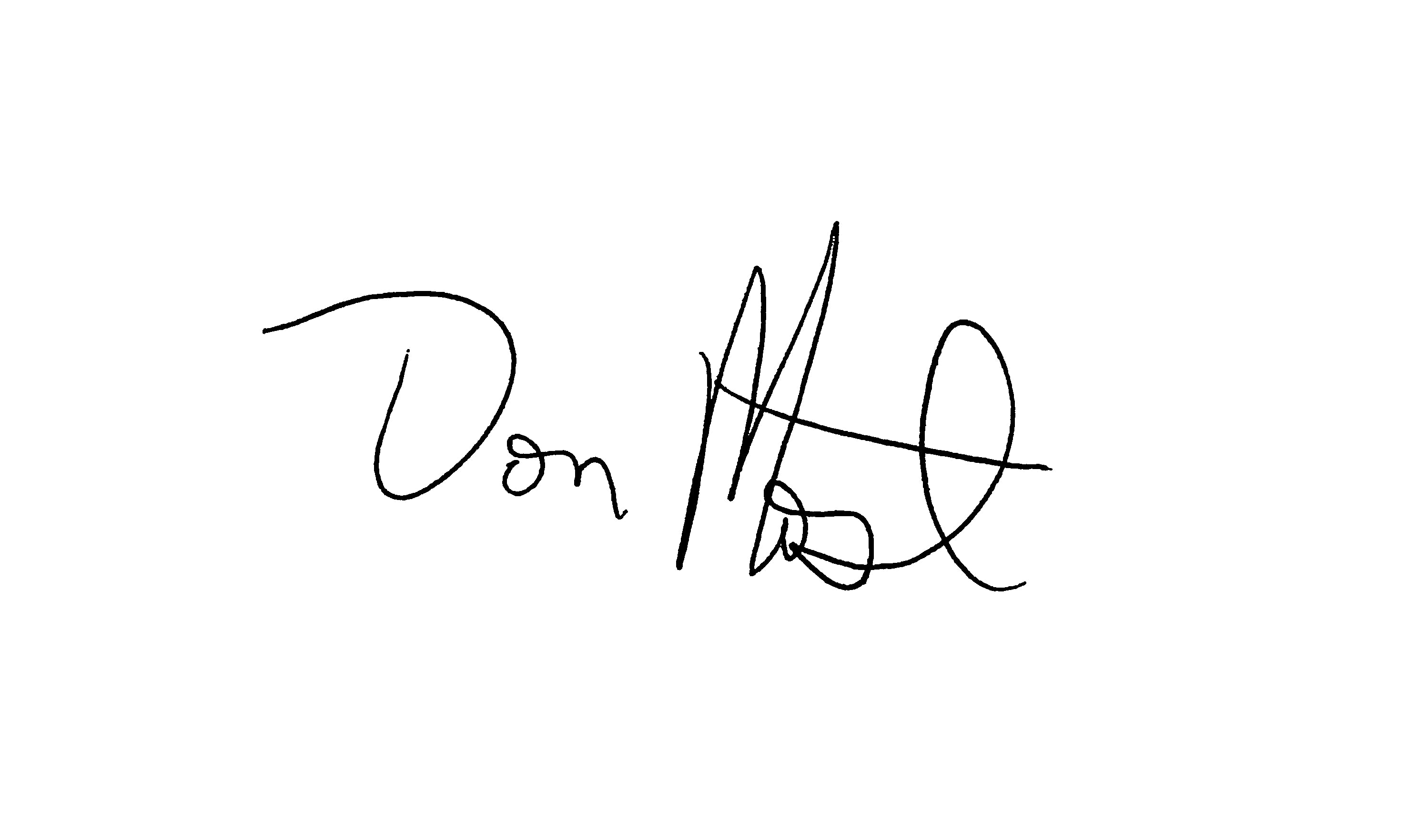 Don Most Happy Days Authentic Signed 3x5 Index Card Autographed BAS #BL96337