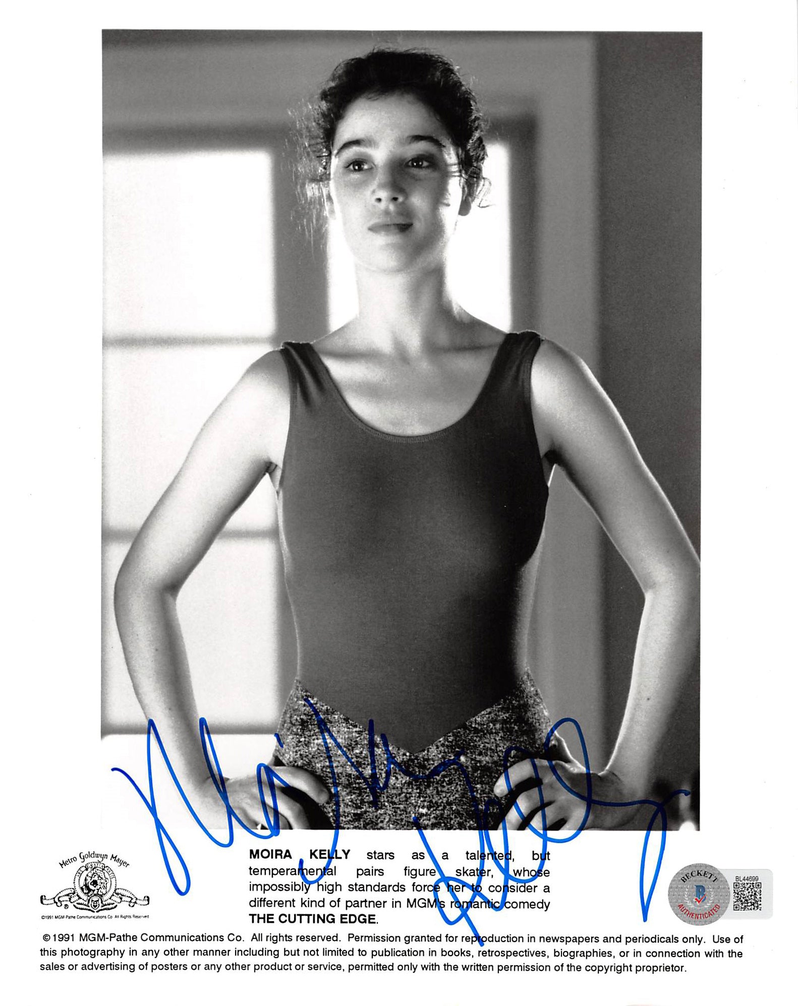 Moira Kelly The Cutting Edge Authentic Signed 8x10 Photo BAS #BL44699