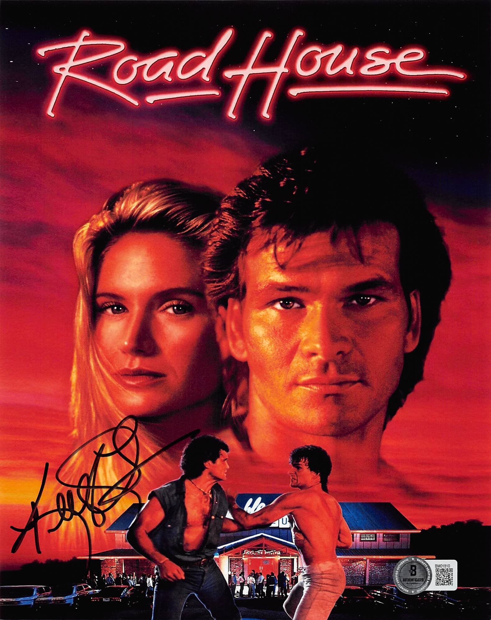 Kelly Lynch Road House Authentic Signed 8x10 Photo Autographed BAS #BM01810