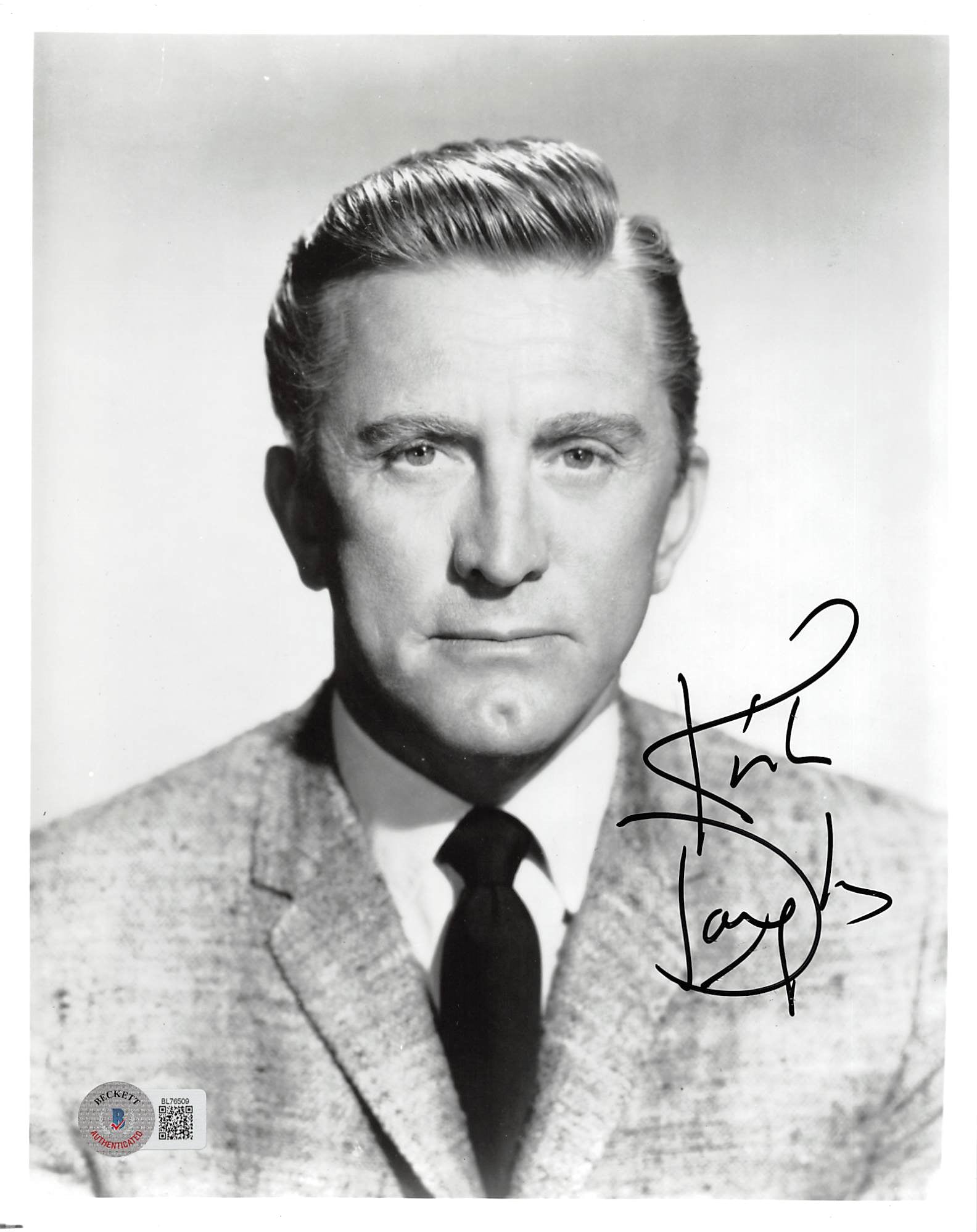 Kirk Douglas Spartacus Authentic Signed 8x10 Photo Autographed BAS #BL76509