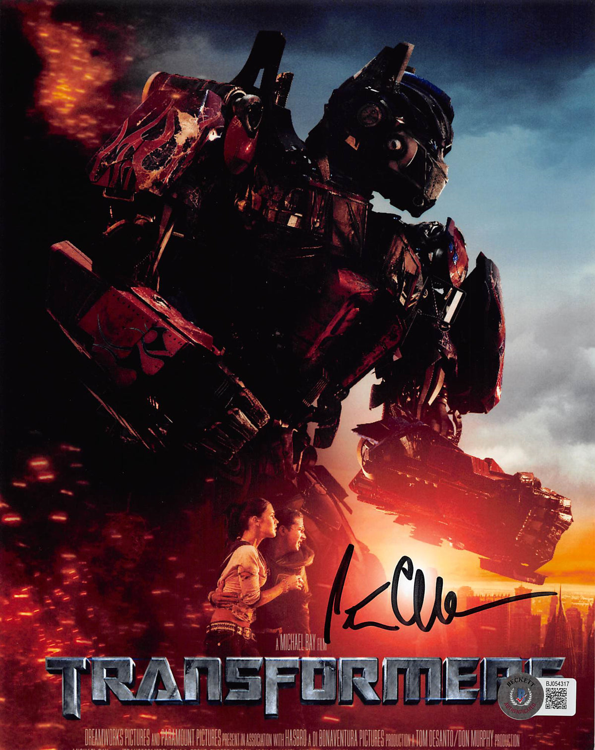 Peter Cullen Transformers Authentic Signed 8x10 Photo Autographed BAS #BJ054317