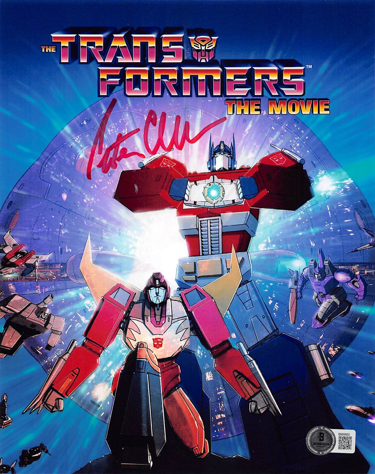 Peter Cullen Transformers The Movie Authentic Signed 8x10 Photo BAS #BM56850