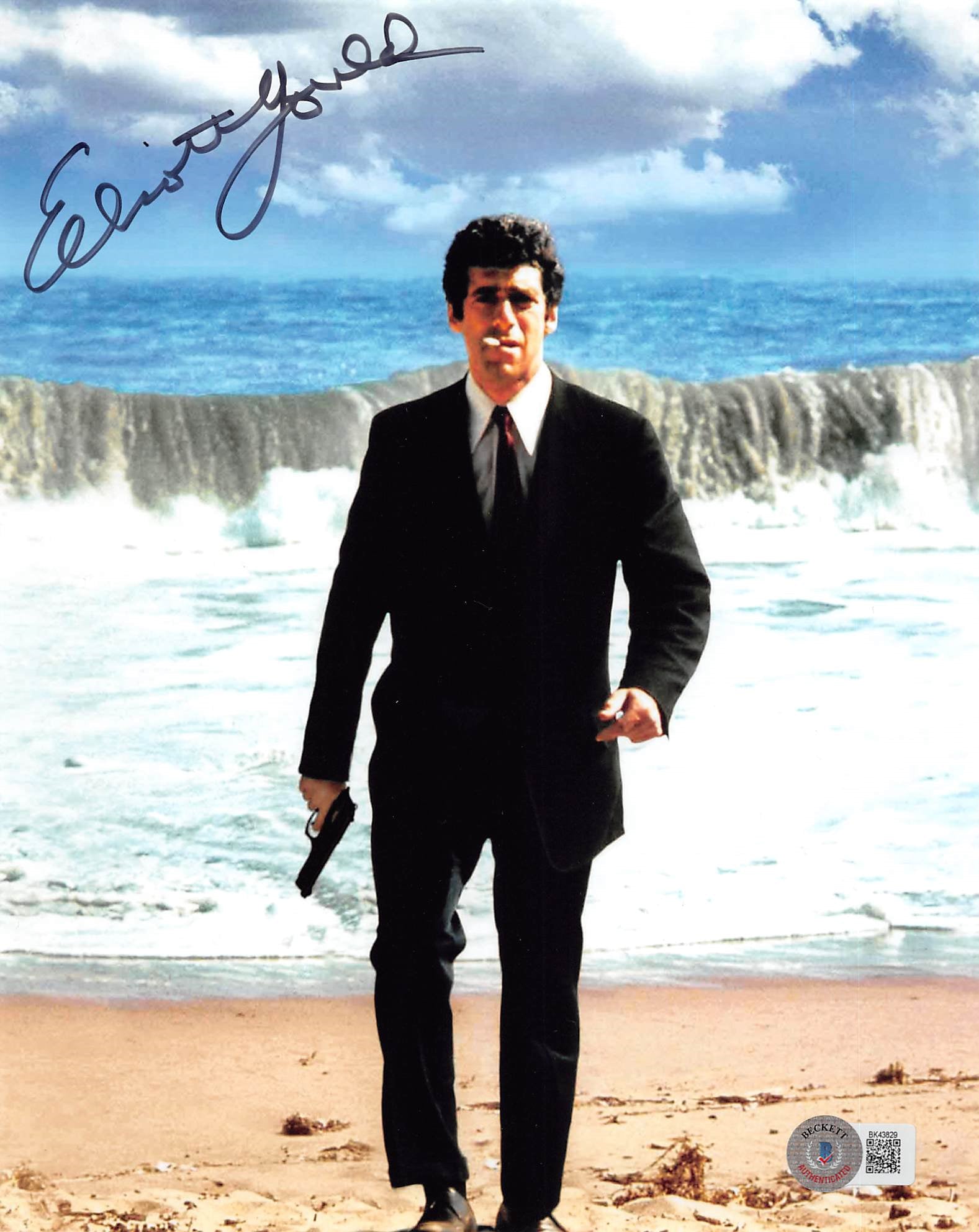 Elliott Gould Ocean's 11 Authentic Signed 8x10 Photo Autographed BAS #BK43829