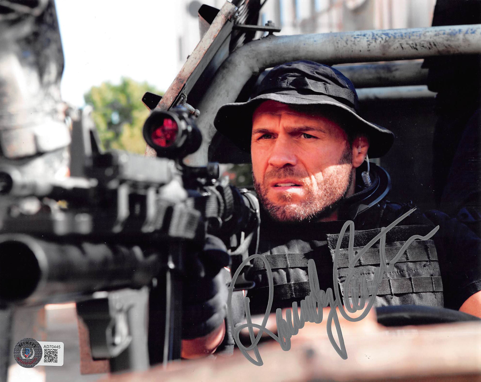 Randy Couture The Expendables 2 Authentic Signed 8x10 Photo BAS #AD70445