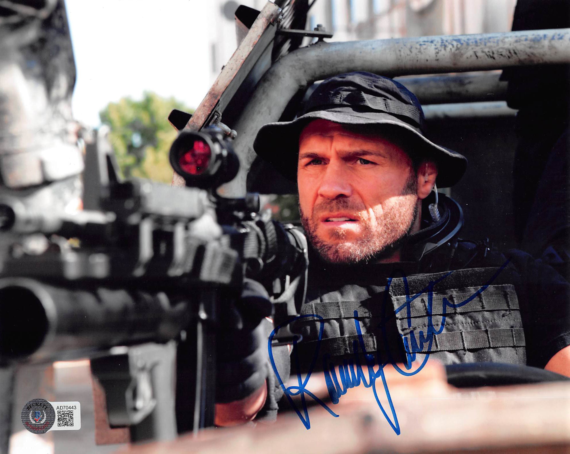 Randy Couture The Expendables 2 Authentic Signed 8x10 Photo BAS #AD70443