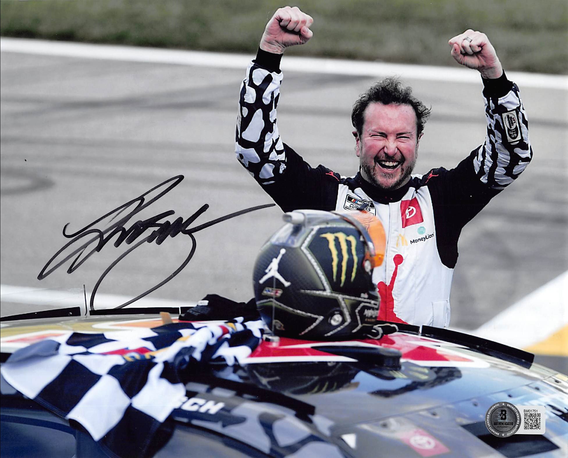 NASCAR Kurt Busch Authentic Signed 8x10 Photo Autographed BAS #BM01751