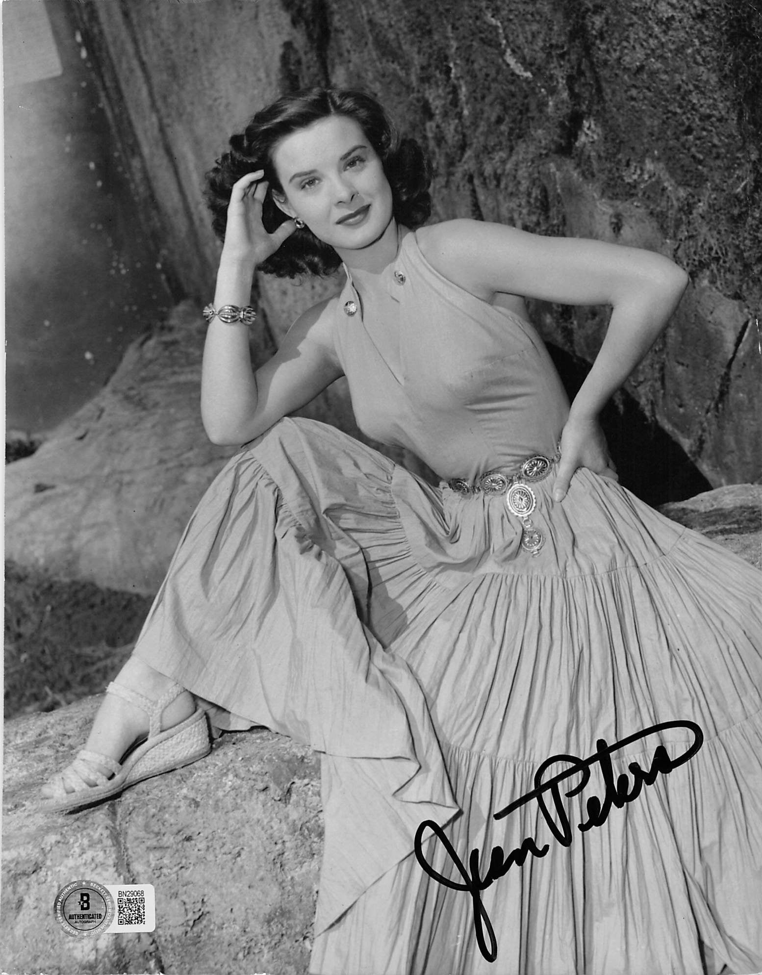 Jean Peters Murder, She Wrote Authentic Signed 8x10 Photo BAS #BN29068
