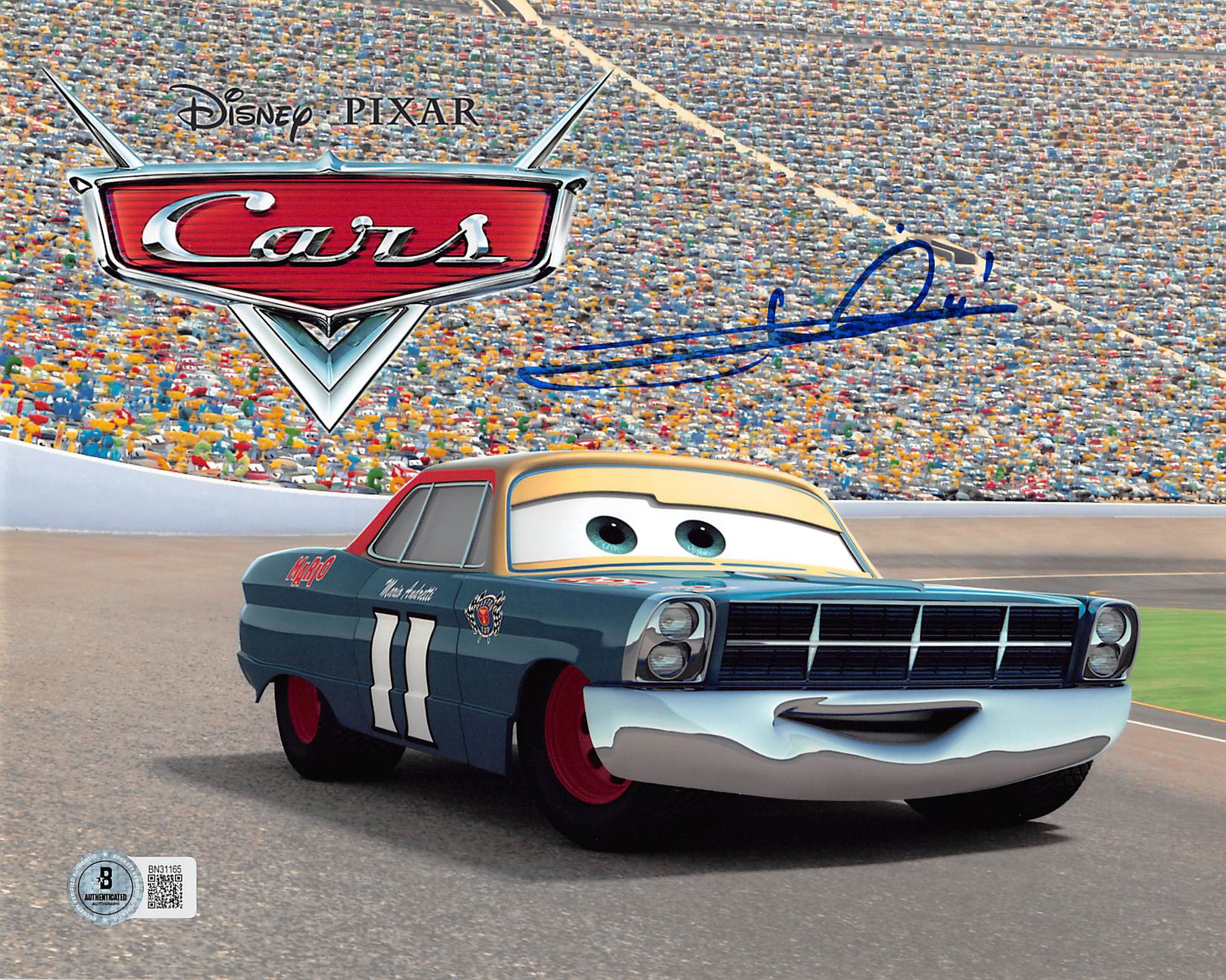 Mario Andretti Cars Authentic Signed 8x10 Horizontal Photo Autographed BAS 4