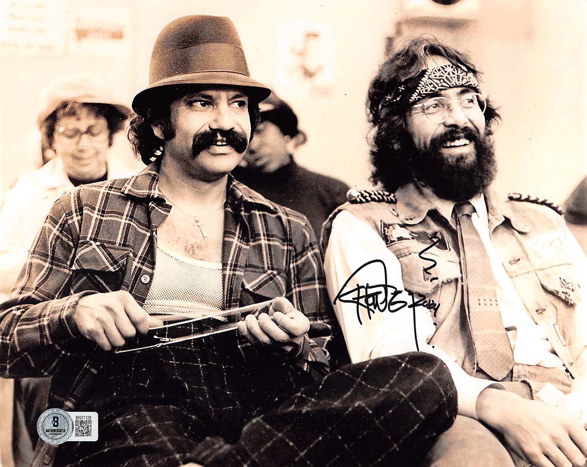 Tommy Chong Cheech & Chong Authentic Signed 8x10 Horizontal Photo BAS 14
