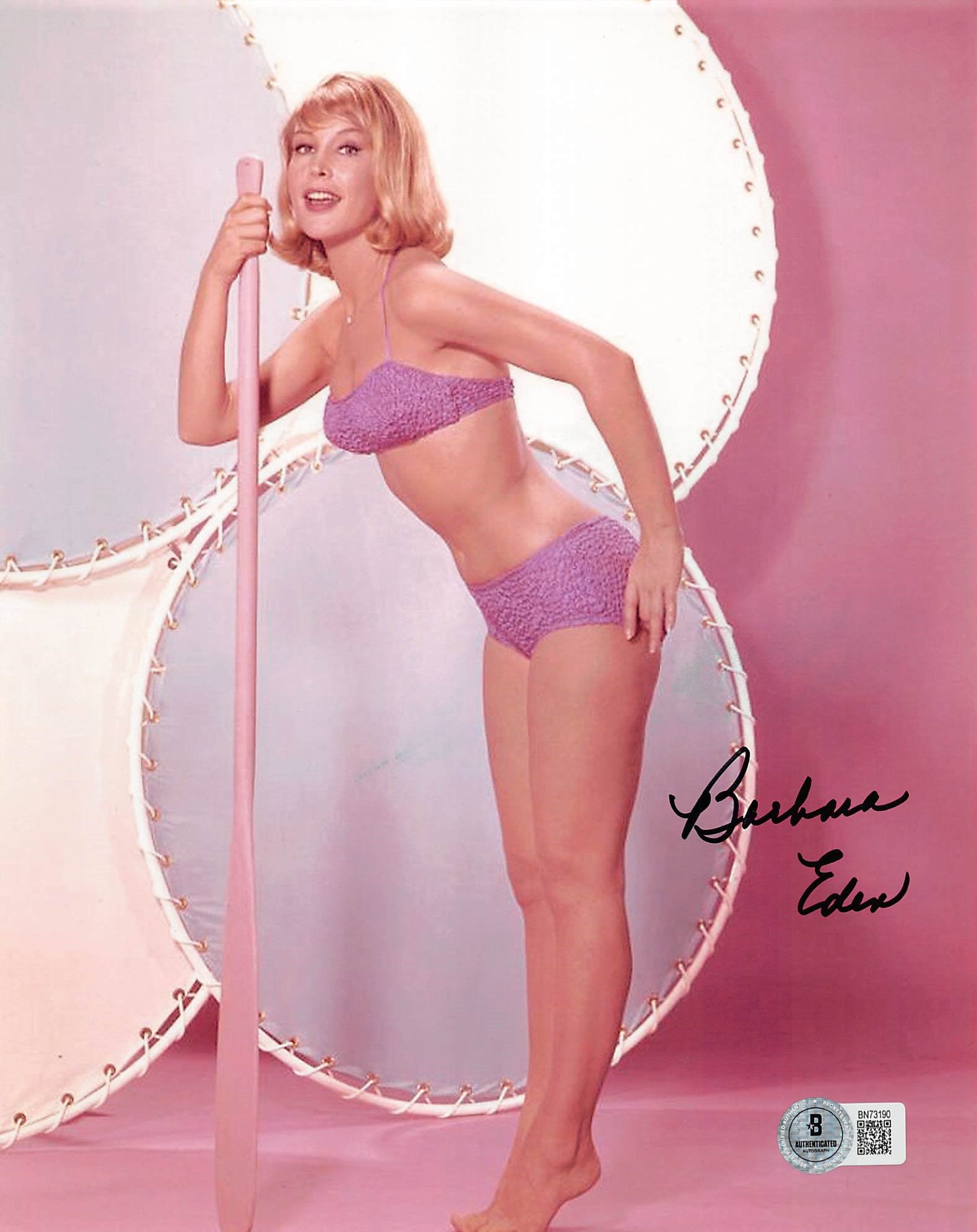 Barbara Eden I Dream of Jeannie Authentic Signed 8x10 Vertical Photo BAS 2