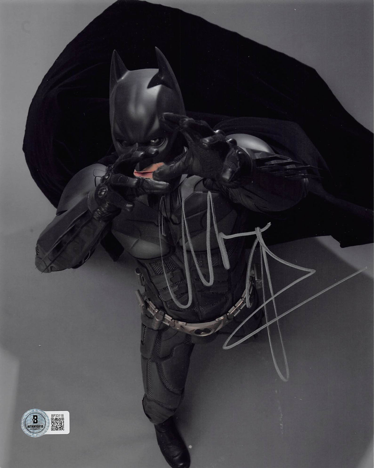 Christian Bale Batman The Dark Knight Authentic Signed 8x10 Photo BAS #BP33118