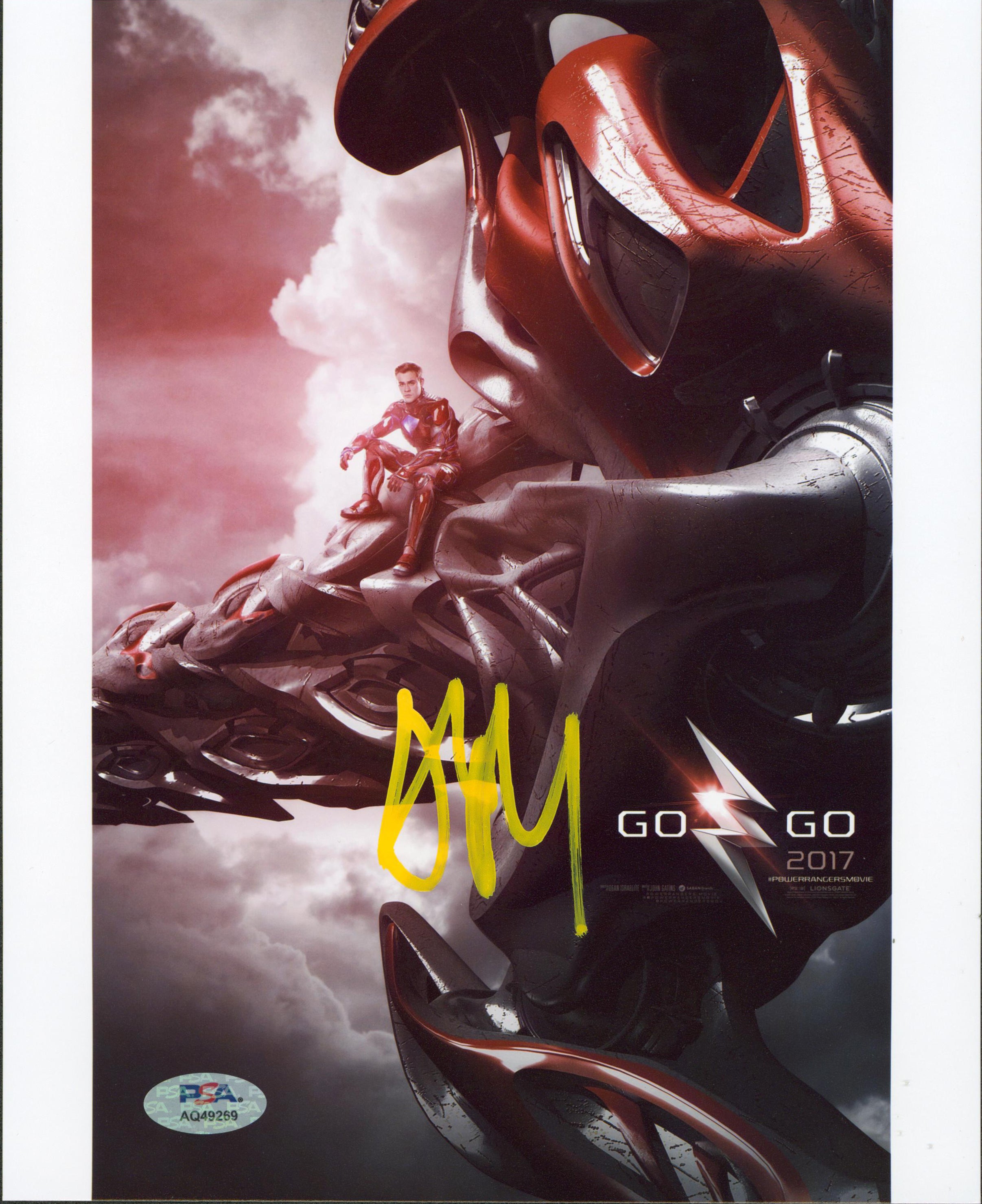 Dacre Montgomery Power Rangers Authentic Signed 8x10 Photo PSA/DNA #AQ49269
