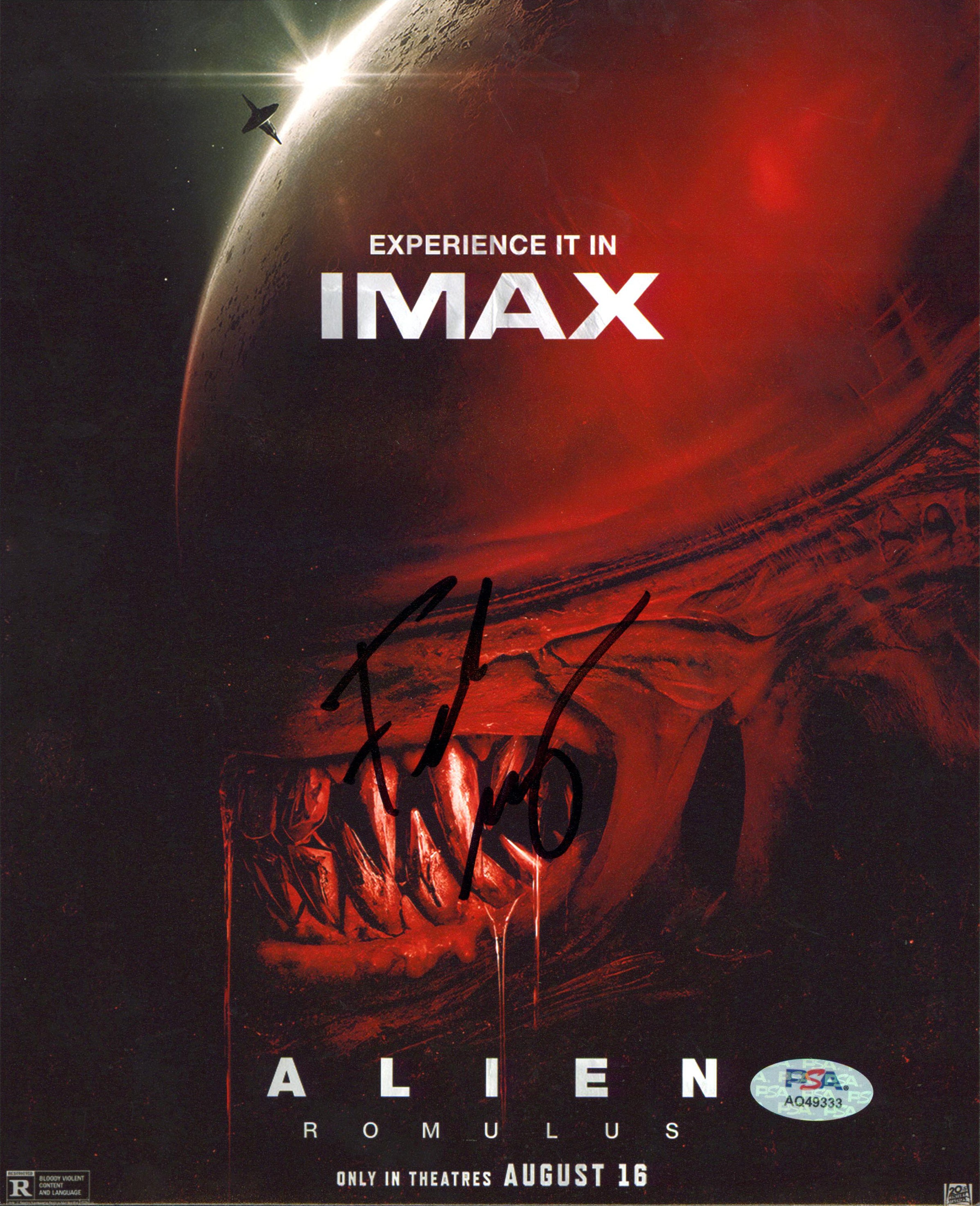Fede Alvarez Alien: Romulus Authentic Signed 8x10 Photo PSA/DNA #AQ49333