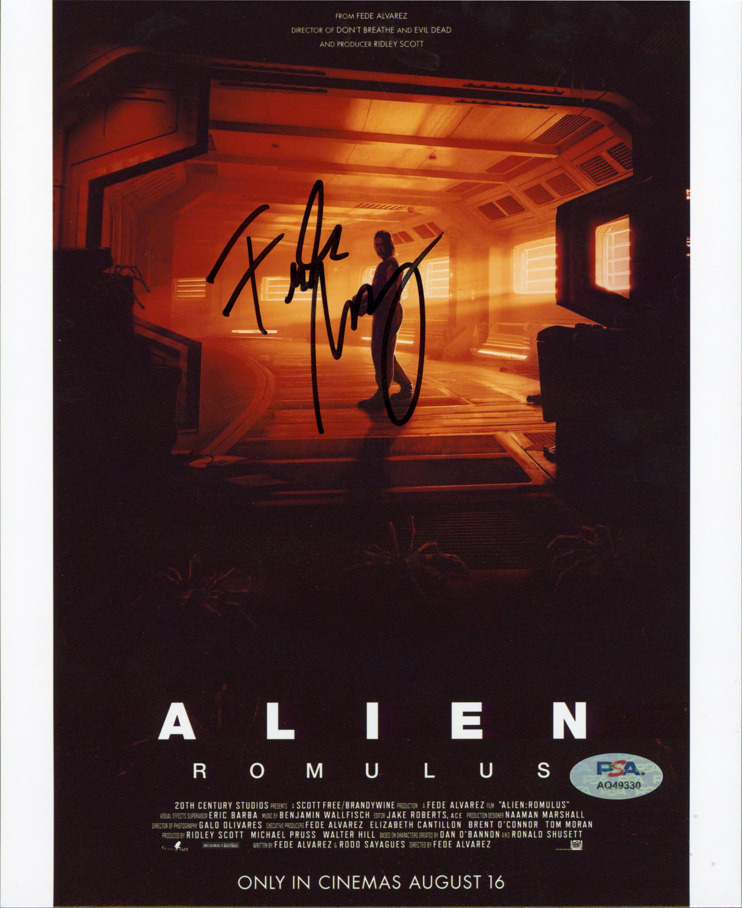 Fede Alvarez Alien: Romulus Authentic Signed 8x10 Photo PSA/DNA #AQ49330