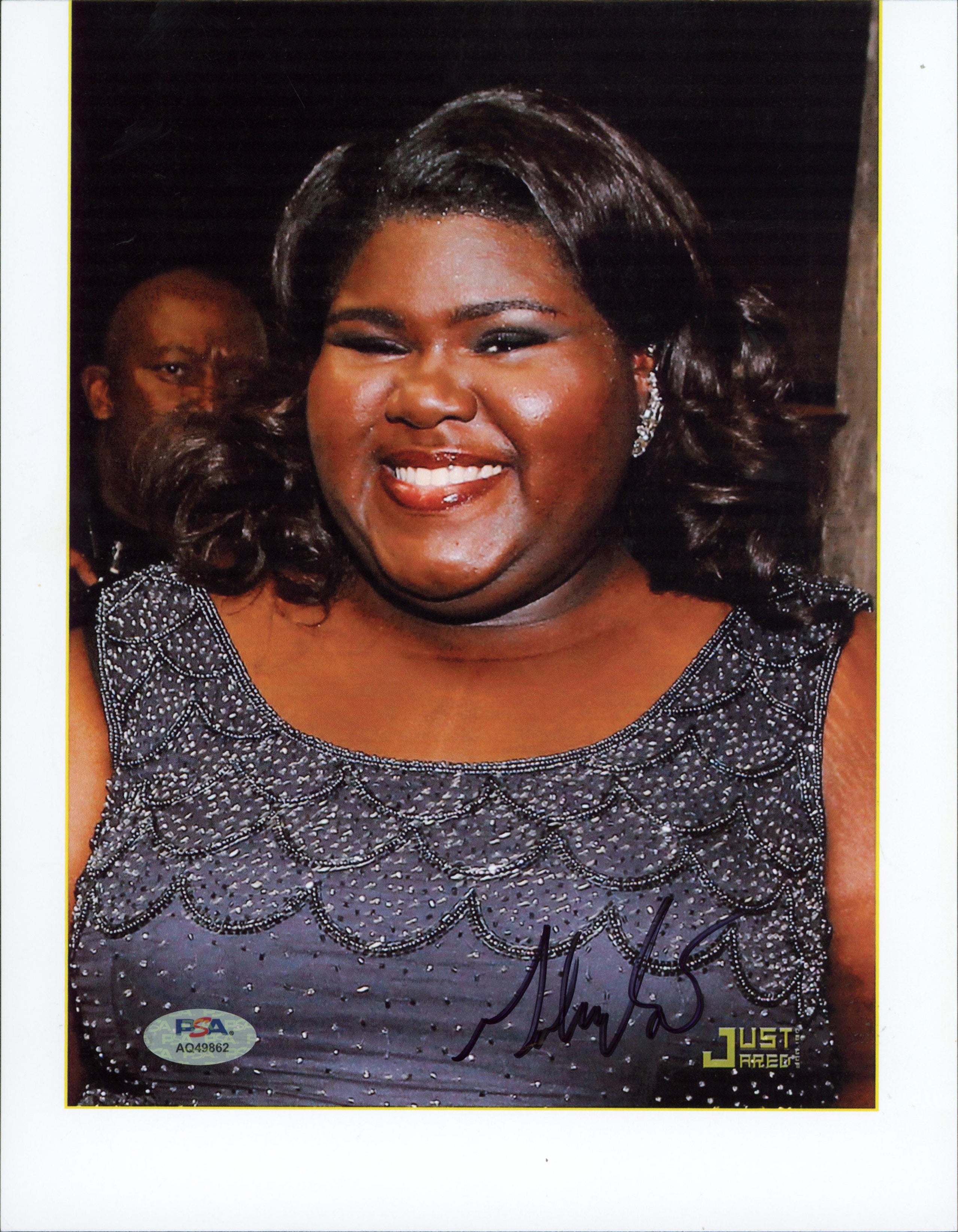 Gabourey Sidibe Precious Authentic Signed 8.5x11 Vertical Photo PSA/DNA #AQ49862