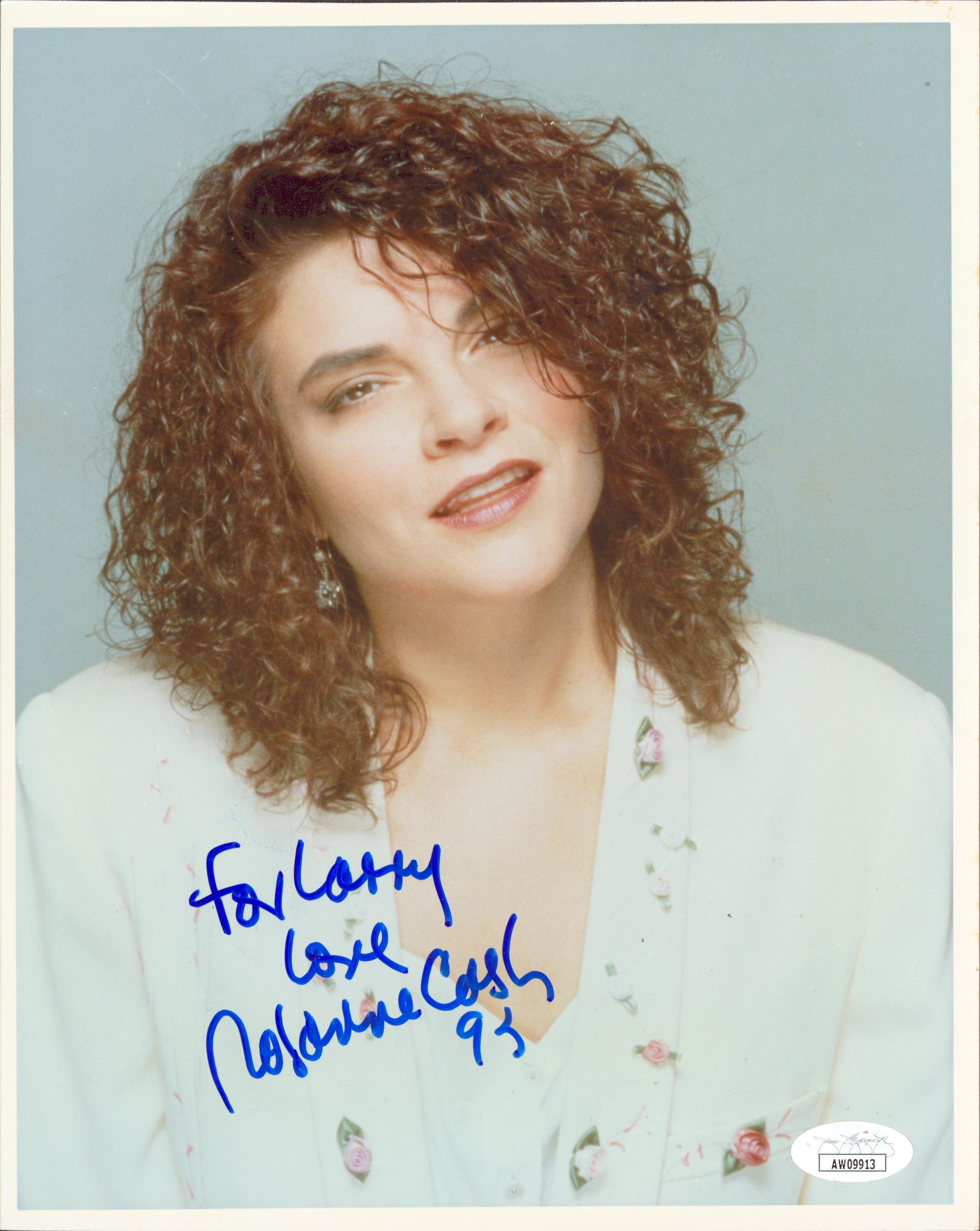 Rosanne Cash Country Musician "For Larry Love" Signed 8x10 Photo JSA #AW09913