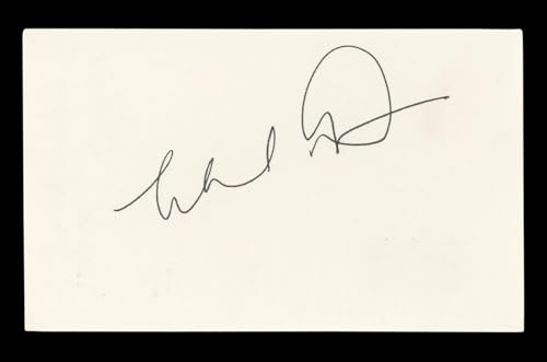 Michael Dorn Star Trek Authentic Signed 3x5 Index Card Autographed BAS #BL96701