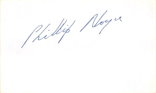 Phillip Noyce The Giver Authentic Signed 3x5 Index Card Autographed BAS #BL96251