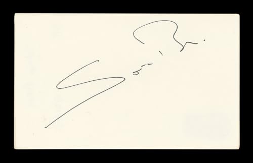 Sônia Braga Wonder Authentic Signed 3x5 Index Card Autographed BAS #AD70123