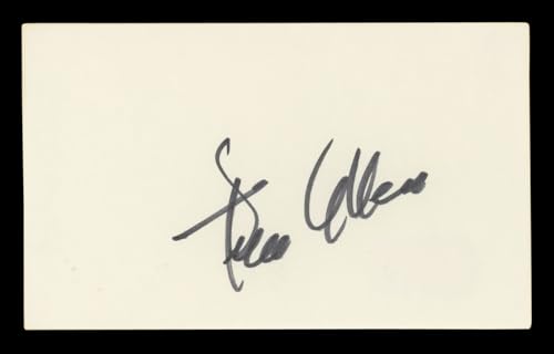 Steve Allen The Tonight Show Authentic Signed 3x5 Index Card BAS #BL96921