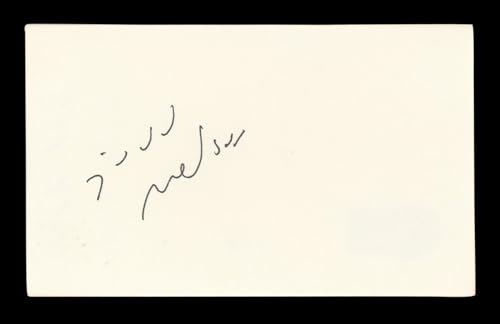 Judd Nelson The Breakfast Club Authentic Signed 3x5 Index Card BAS #BL96677