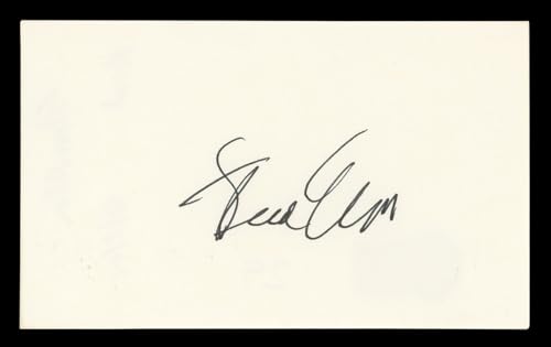 Steve Allen The Tonight Show Authentic Signed 3x5 Index Card BAS #BL96920