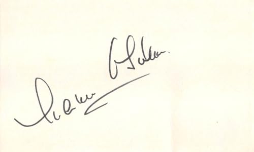 Maureen O'Sullivan The Thin Man Authentic Signed 3x5 Index Card BAS #BL96234