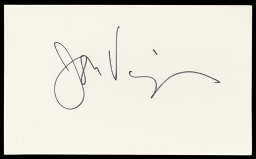 Jon Voight Anaconda Authentic Signed 3x5 Index Card Autographed BAS #BM58636