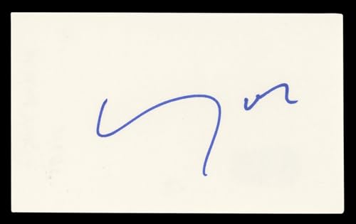Michael York Romeo + Juliet Authentic Signed 3x5 Index Card BAS #BL96738