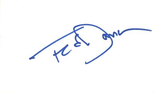 Ted Danson Cheers Authentic Signed 3x5 Index Card Autographed BAS #BL96256