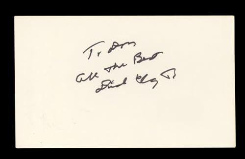 Richard Clayton Father Is a Prince "To Don" Signed 3x5 Index Card BAS #AD70303