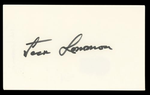 Jack Lemmon The Apartment Authentic Signed 3x5 Index Card BAS #BL98518