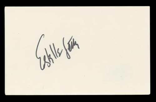 Estelle Getty The Golden Girls Authentic Signed 3x5 Index Card BAS #BL96538