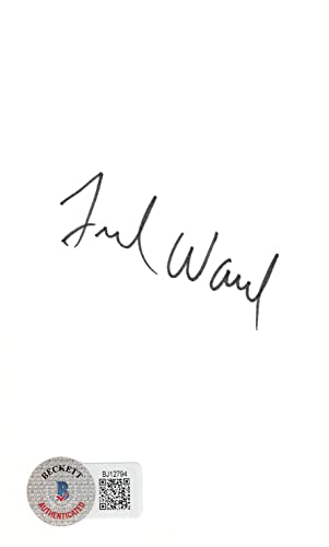 Fred Ward Tremors Authentic Signed 3x5 Index Card Autographed BAS #BJ12794