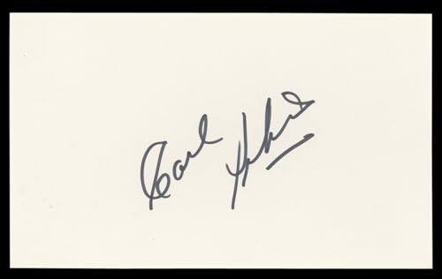 Carl Perkins Million Dollar Quartet Authentic Signed 3x5 Index Card BAS #BL98843