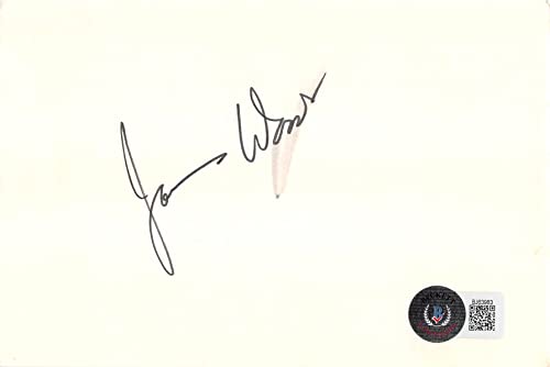 James Woods Hercules Authentic Signed 4x6 Index Card Autographed BAS #BJ63983