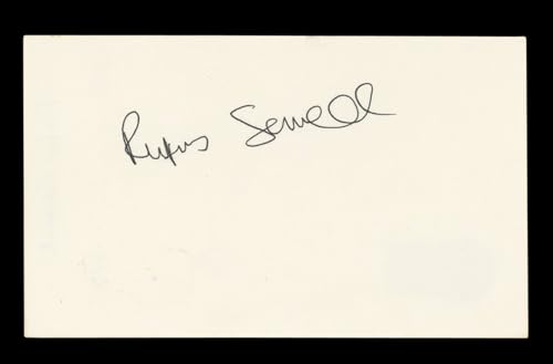 Rufus Sewell Scoop Authentic Signed 3x5 Index Card Autographed BAS #AD70284
