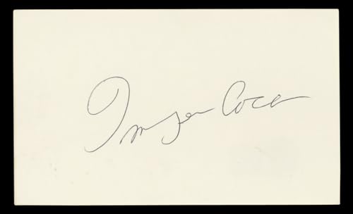 Imogene Coca Your Show of Shows Authentic Signed 3x5 Index Card BAS #BL96841