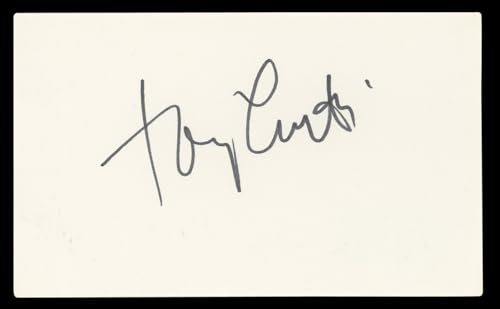 Tony Curtis Some Like It Hot Authentic Signed 3x5 Index Card BAS #BL98533