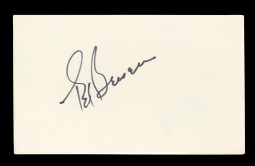 Ted Bessell That Girl Authentic Signed 3x5 Index Card Autographed BAS #AD70329