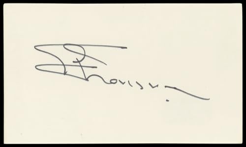 Cyd Charisse The Band Wagon Signed 3x5 Index Card Autographed BAS #AD70403